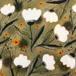 [S1887R-1004] [S1887R] Jersey Stampato in Digitale tulipani (Verde Militare)