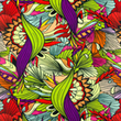 [S1906L-3682] [S1906L] Viscose-lycra zwaar Digitaal Bedrukt Sier (Design B)