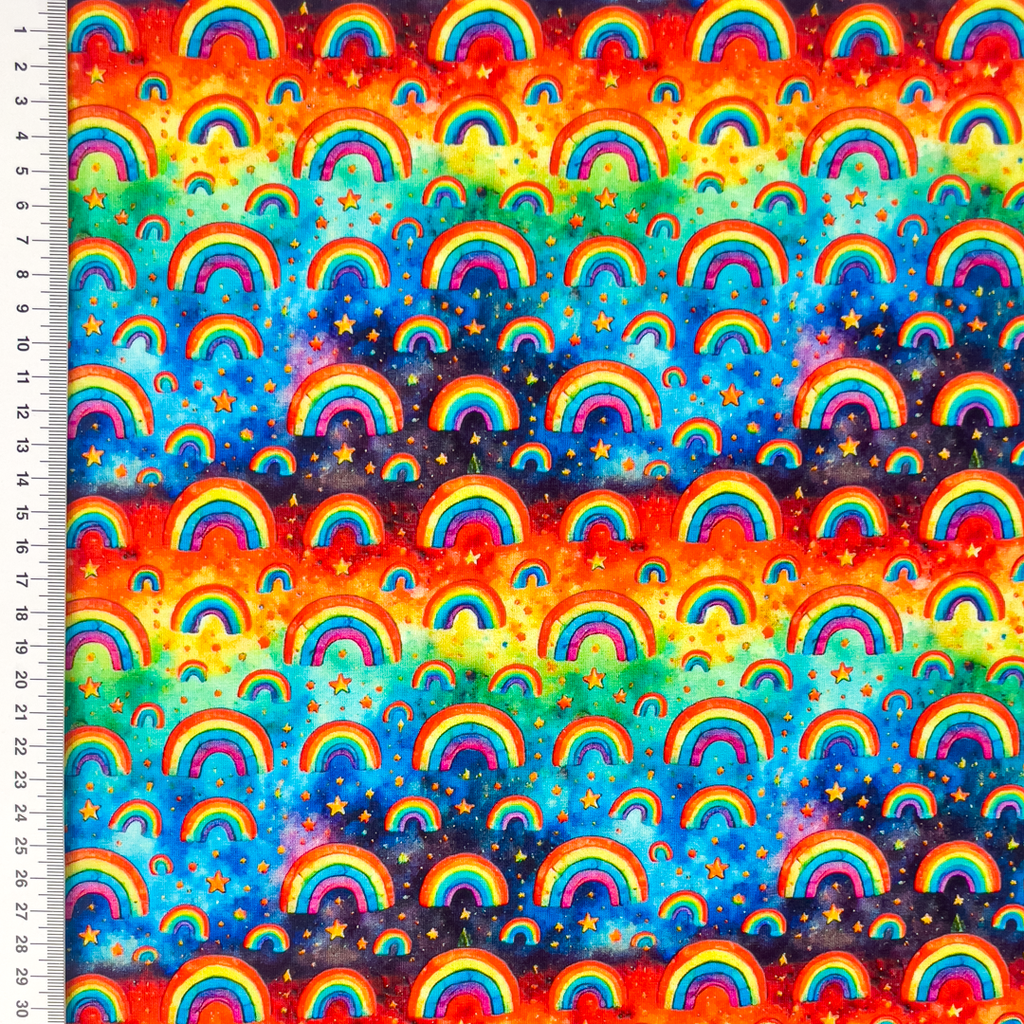 [S2297L] Jersey Digital Printed Colourful Scene