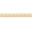 [397R-31426] [397R] Tira Bordada Flor Pequeño (Arena)