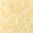 [S1159L-183890] [S1159L] Double Gaze Froissé Imprimé Feuille De Banane (Jaune Clair)