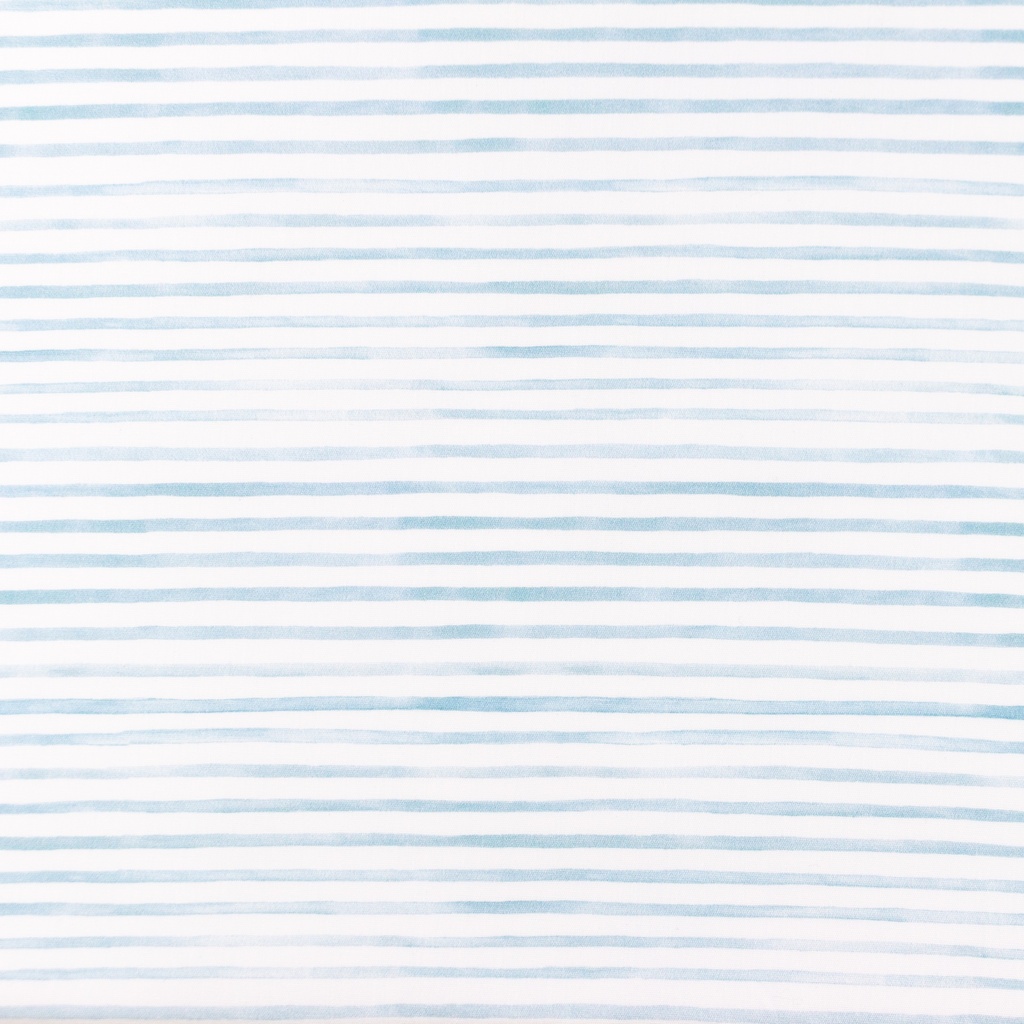 [S1437L] Popeline Digital Gedruckt Streifen und Freunde Snoozy Fabrics